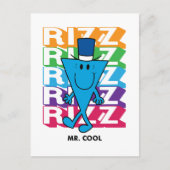 Mr Cool Rizz Briefkaart (Voorkant)