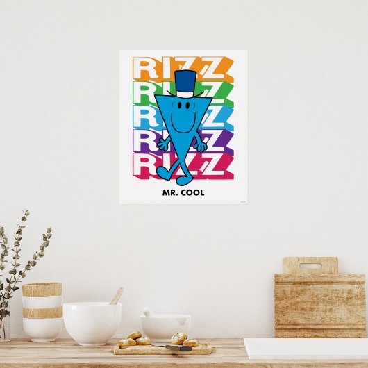 Mr Cool Rizz Poster (Keuken)