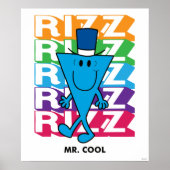 Mr Cool Rizz Poster (Voorkant)