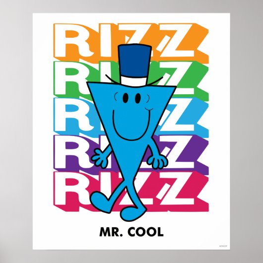 Mr Cool Rizz Poster (Voorkant)
