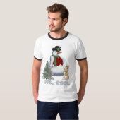 Mr Cool - Sneeuwman T-shirt (Voorkant volledig)