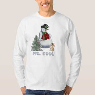 Mr Cool - Sneeuwman T-shirt