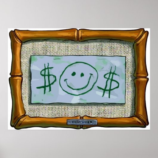 Mr Crab First Dollar $ Poster (Voorkant)