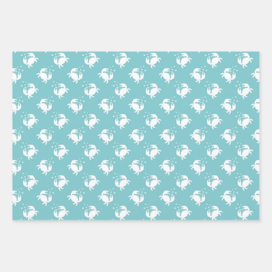 Mr. Crab Wrapping Paper Flat Sheet Set of 3 (Voorkant 2)