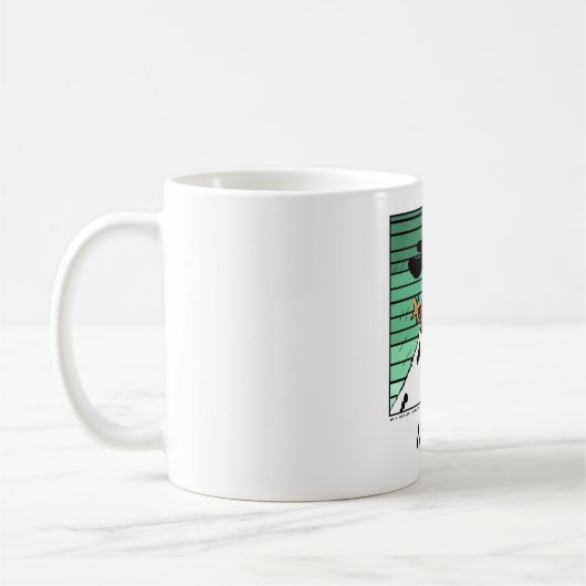 Mr D Speeding Mok! Koffiemok (Links)