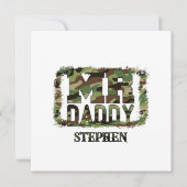 Mr. Daddy Camouflage Design met aangepaste naam (Voorkant)