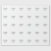 Mr Daddy since add year name parents father name g Cadeaupapier (Vlak)