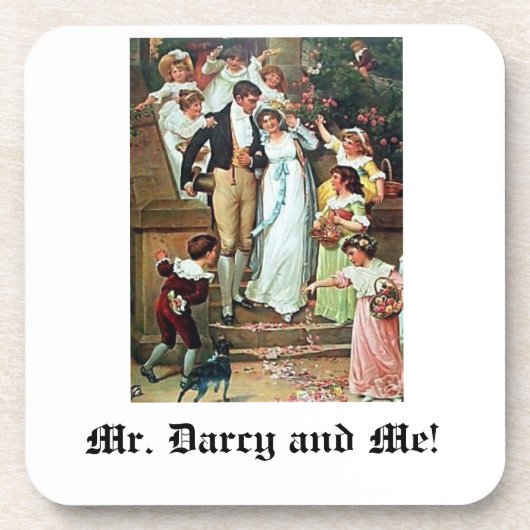 Mr Darcy en ik. Drankjes Onderzetter (Voorkant)