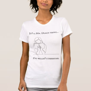 Mr Darcy T-shirt, Jane Austen fan, grappig geschen T-shirt