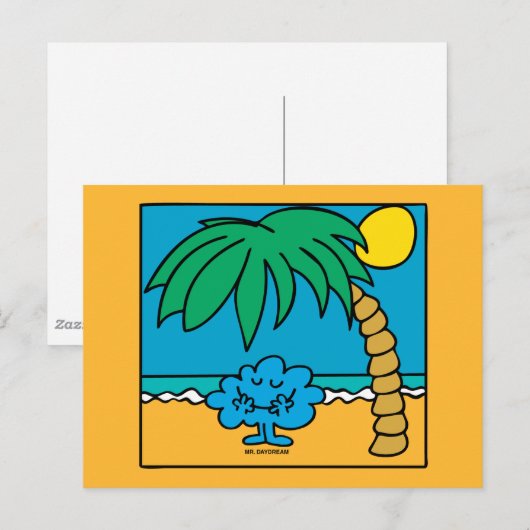 Mr Daydream Beach Scene Briefkaart (Voorkant / Achterkant)