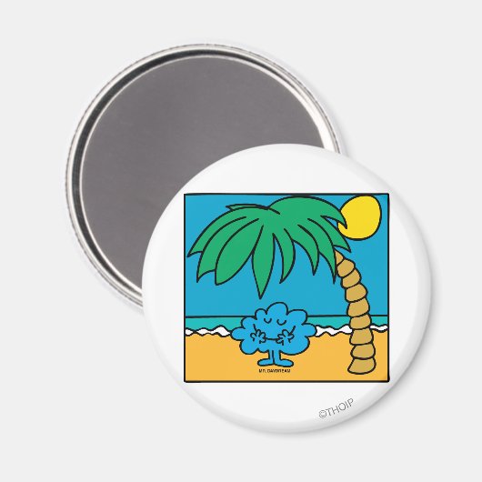 Mr Daydream Beach Scene Magneet (Voorkant / Achterkant)