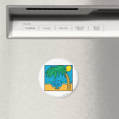 Mr Daydream Beach Scene Magneet (Insitu (Vaatwasser))