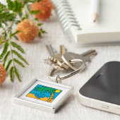 Mr Daydream Beach Scene Sleutelhanger (Zijkant)