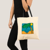 Mr Daydream Beach Scene Tote Bag (Voorkant (product))