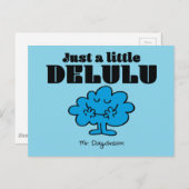Mr Daydream Just A Little Delulu Briefkaart (Voorkant / Achterkant)