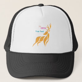 Mr. Deer Graphic – Rustic Woodland Style Trucker Pet