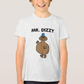Mr Dizzy | Klassieke houding Tri-Blend Shirt (Voorkant)