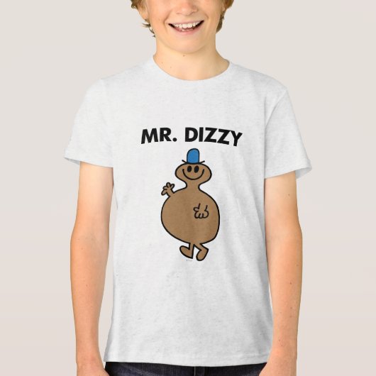 Mr Dizzy | Klassieke houding Tri-Blend Shirt (Voorkant)