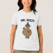 Mr Dizzy | Klassieke houding Tri-Blend Shirt (Voorkant)