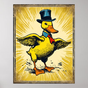 Mr Duck - Archival Art Print