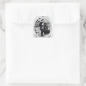 Mr Edwin Booth als Iago Vierkante Sticker (Tas)