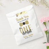 Mr. EENderful partij gunsttas, zwart, nep goud Bedankzakje (Gezegeld)