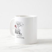 MR. Eerste Kerstmis Koffiemok (Voorkant links)