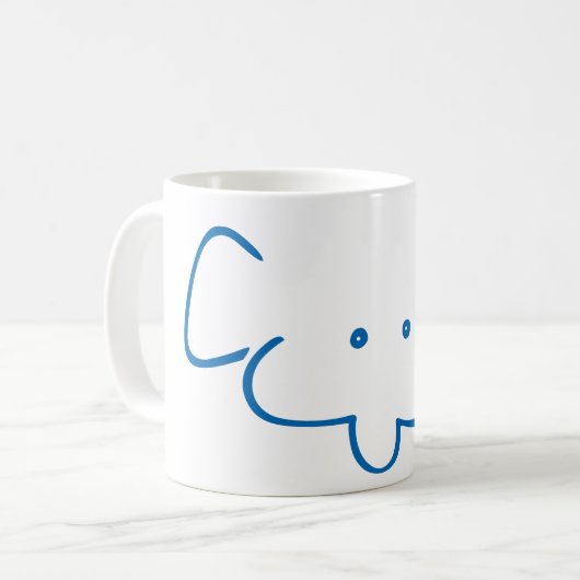 Mr Elephant Koffiemok (Voorkant links)