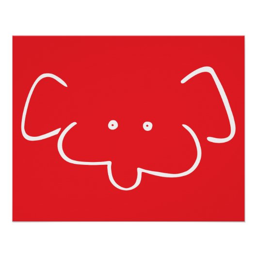 Mr Elephant Perfect Poster (Voorkant)