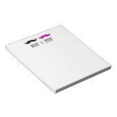 Mr. en de heer Mustache Notitieblok (Schuin)