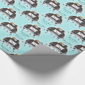 Mr. en de heer Personalized Gay Wedding Gift Wrap Cadeaupapier (Hoek)