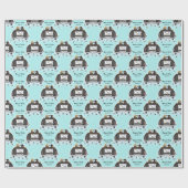 Mr. en de heer Personalized Gay Wedding Gift Wrap Cadeaupapier (Vlak)