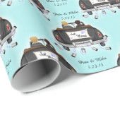 Mr. en de heer Personalized Gay Wedding Gift Wrap Cadeaupapier (Rol Hoek)