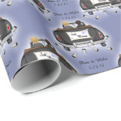 Mr. en de heer Personalized Gay Wedding Gift Wrap Cadeaupapier (Rol Hoek)