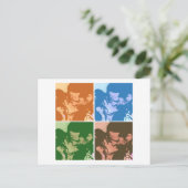 Mr. en mevrouw briefkaart (Staand voorkant)