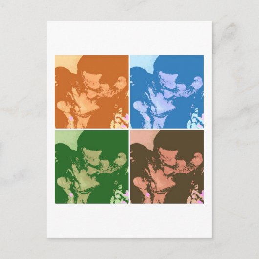 Mr. en mevrouw briefkaart (Voorkant)