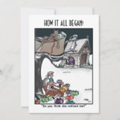 Mr. en mevrouw Claus Holiday Kaart (Voorkant)