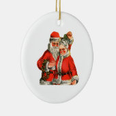 Mr. en mevrouw Claus Keramisch Ornament (Rechts)