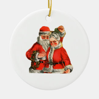 Mr. en mevrouw Claus Keramisch Ornament
