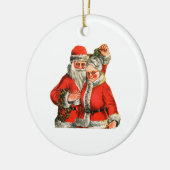 Mr. en mevrouw Claus Keramisch Ornament (Links)