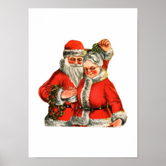 Mr. en mevrouw Claus Poster