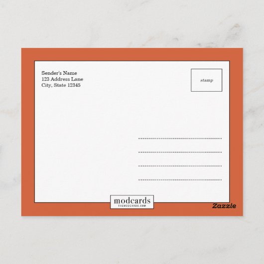 MR EN MEVROUW Dank u Briefkaart (Achterkant)