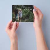 Mr. en mevrouw First Kerstvakanay Budget Card Flyer (Hand)