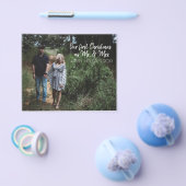 Mr. en mevrouw First Kerstvakanay Budget Card Flyer (Enkel)