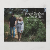 Mr. en mevrouw First Kerstvakanay Budget Card Flyer (Voorkant)