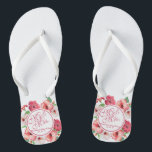 Mr. en mevrouw Floral Wedding Teenslippers<br><div class="desc">Voor verdere aanpassing,  te klikken gelieve de knoop "aanpassen"en ons ontwerphulpmiddel te gebruiken om deze sjabloon te wijzigen. Als de opties beschikbaar zijn,  kunt u tekst en afbeelding veranderen door eenvoudig op "te klikken geef/verwijder Tekst of Afbeelding hier"uit en voeg uw toe. Ontworpen door Freepik.</div>