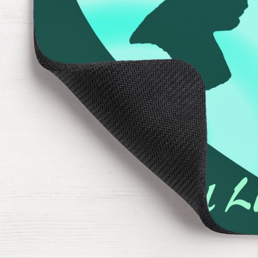 MR EN MEVROUW. GROEN, ZAL GROEN-MOUSEPAD LEVEN MUISMAT (Hoek)