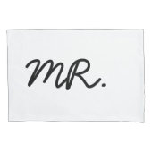 Mr. en mevrouw Pillow Hoesjes Set Kussensloop (Voorkant-Links)
