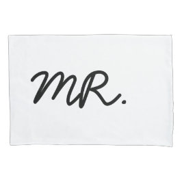 Mr. en mevrouw Pillow Hoesjes Set Kussensloop