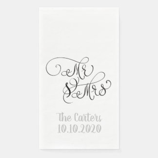 Mr. en mevrouw servet